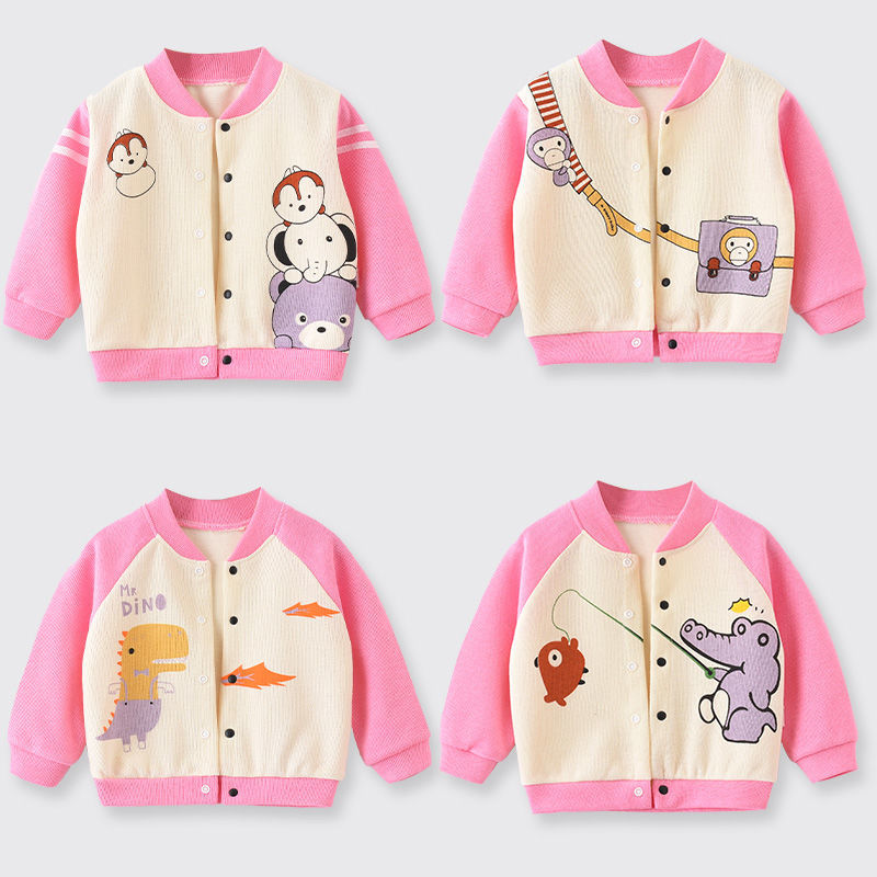 Children's coat boys and girls autumn clothes 2022 new children's tops baby spring coat baby clothes trend