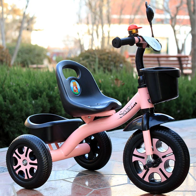 儿童三轮车脚踏车2-5岁宝宝骑行小孩脚蹬车子男孩女孩自行车玩具