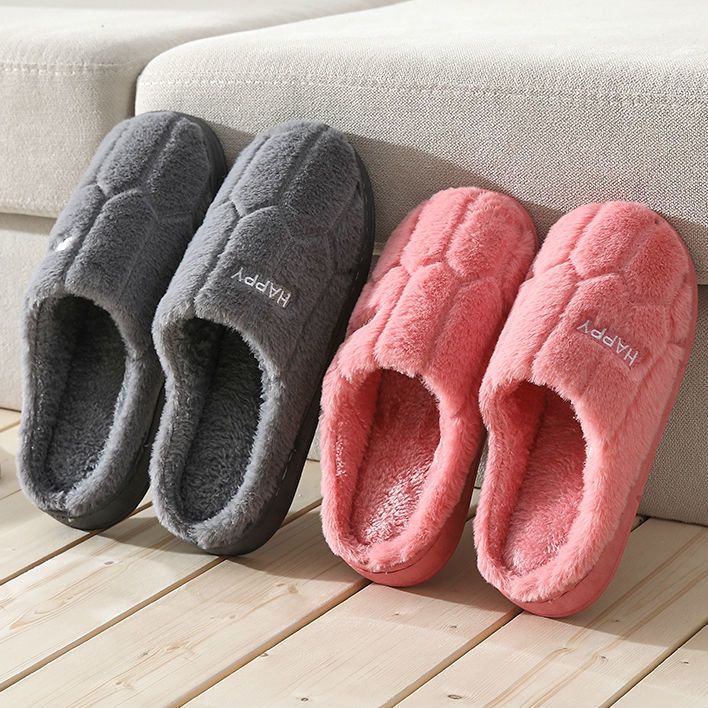 Cotton slippers women's thick soled antiskid home warm month baby cotton slippers men and women couples home floor cotton slippers winter