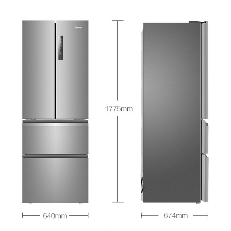 海尔haier多门冰箱风冷无霜336升家用大容量电冰箱bcd336wdpc
