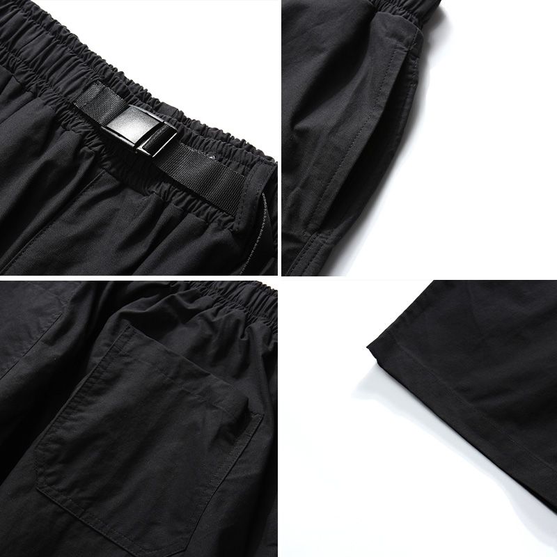 Japanese men's wide leg casual pants in spring and Autumn