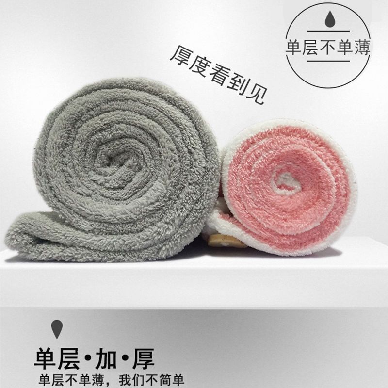 New thickened dry hair cap women's long absorbent quick drying towel adult children's quick drying cap women's bath cap super absorbent