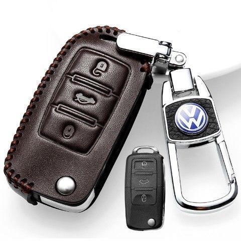 2020款21新款大众朗逸plus钥匙套18-19款朗逸plus车真皮钥匙包扣