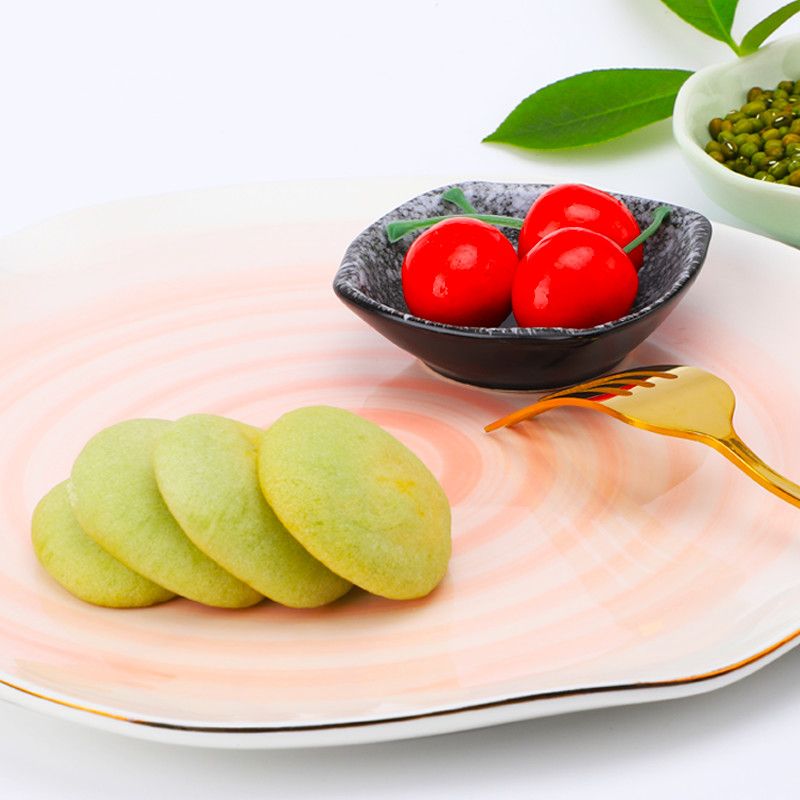 买一送一景森抹茶绿豆饼小饼干零食小吃绿豆糕蛋黄酥面包早餐