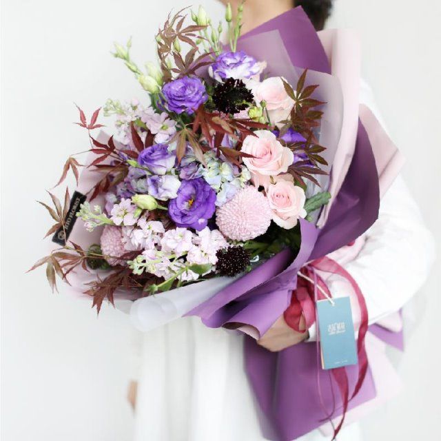 海洋之歌玫瑰花 七夕鲜花速递同城生日花束上海北京花店订花h179