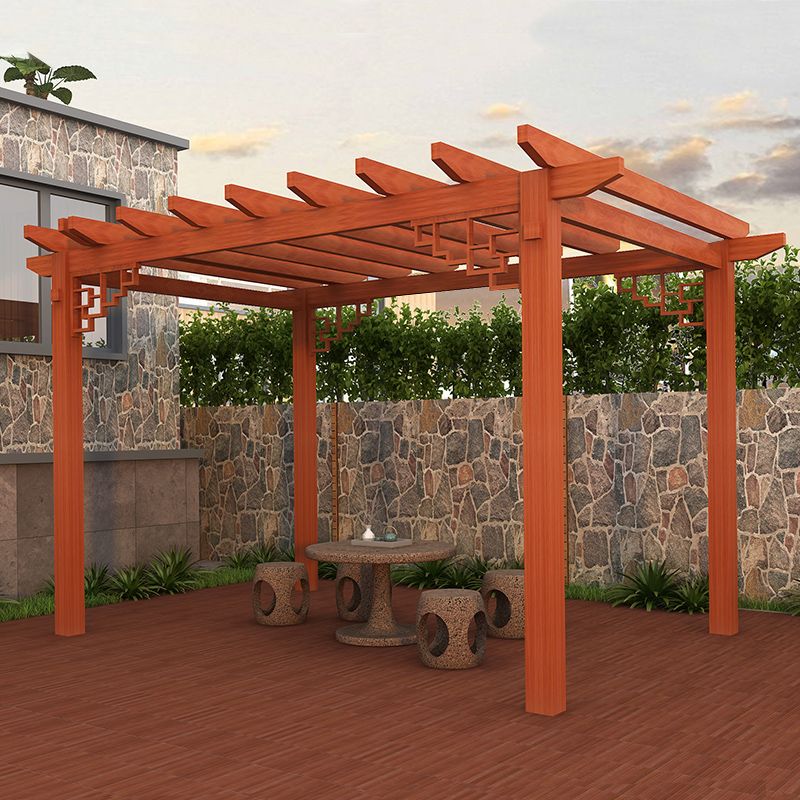 铝合金葡萄架户外庭院设计别墅花园防腐木天台凉亭花架阳台遮雨棚 虎窝拼