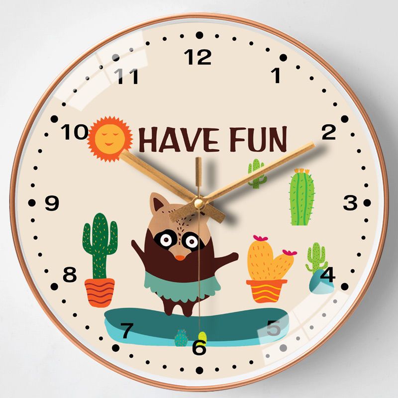 北欧创意石英钟表客厅家用挂钟星空卡通现代简约卧室静音挂墙时钟