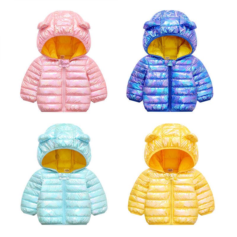 New children's down cotton padded jacket children's cotton padded jacket boys girls' short thickened warm cotton padded jacket