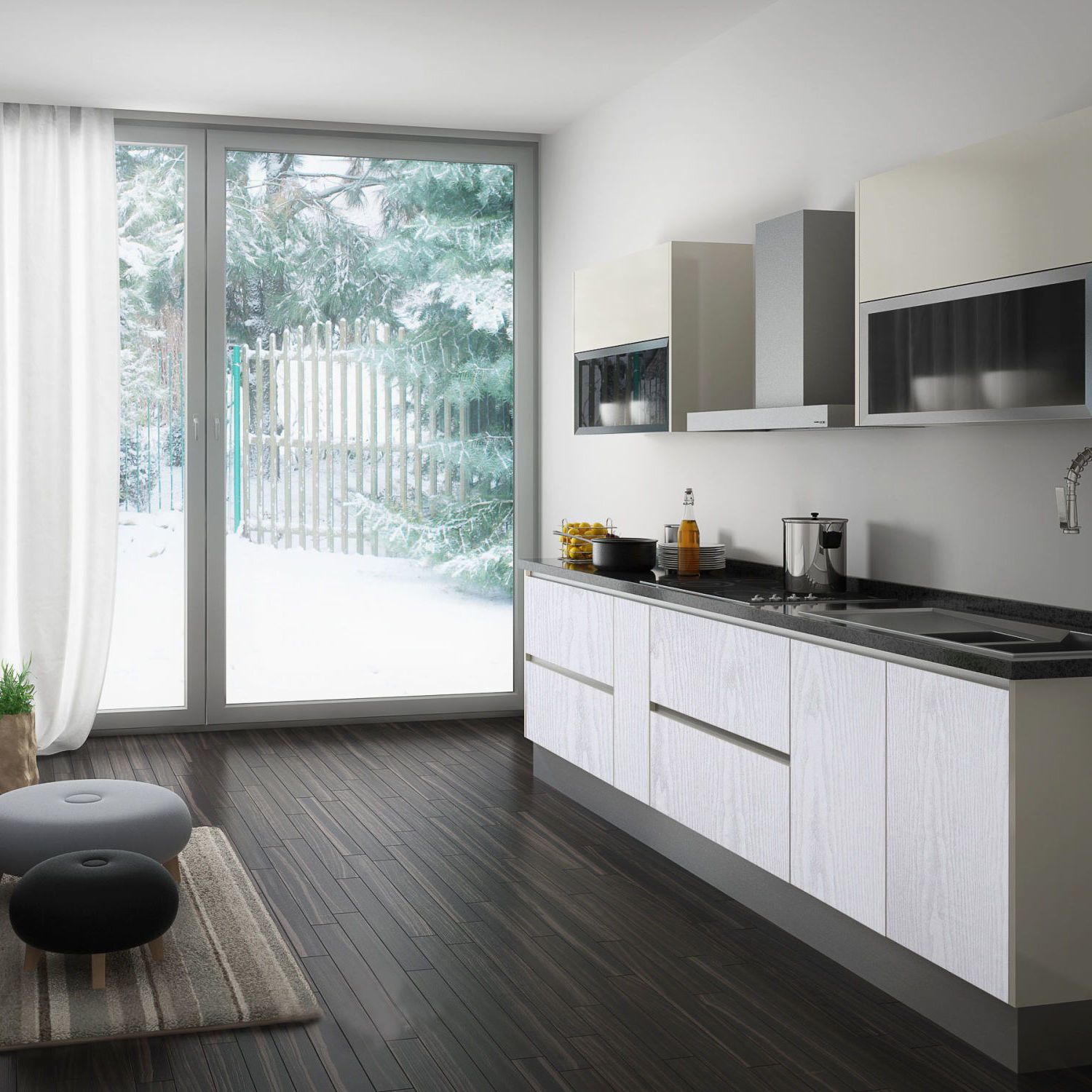 防水木纹贴纸仿木墙纸自粘衣柜橱柜桌面旧门改造家具桌面翻新壁纸 虎窝拼