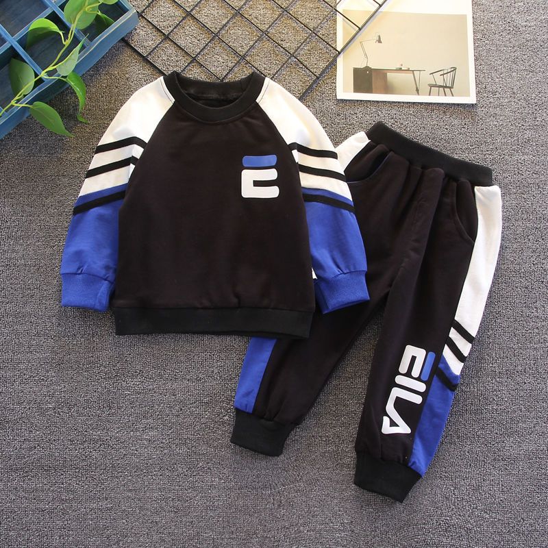 Boy's autumn suit 2020 new baby fashion sports two piece set