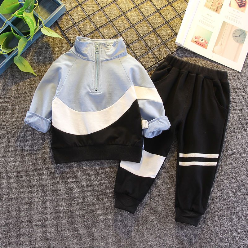 Boy's autumn suit 2020 new baby fashion sports two piece set