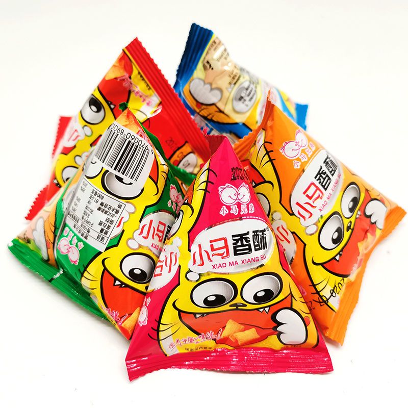 小马酥小马香酥儿童零食大礼包休闲怀旧食品饼干薯片小吃整箱批发