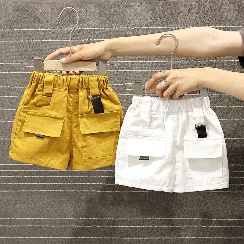 Boys' summer Pants Capris thin children's work wear shorts Korean baby casual pants 2020 NEW
