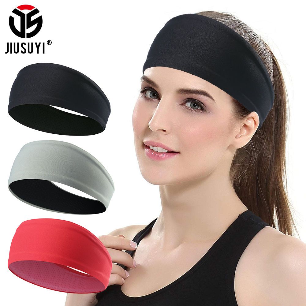 Anti sweat sports headband men and women sweat absorption belt sports sweat band fashion Yoga hair band running fitness sweat absorbing Headband