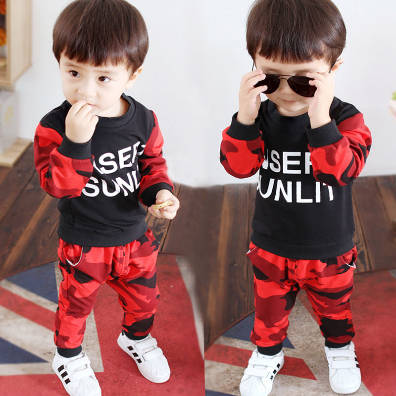韩版童装1-3-4岁男童秋装2男宝宝套装春秋款两件套4儿童运动套装