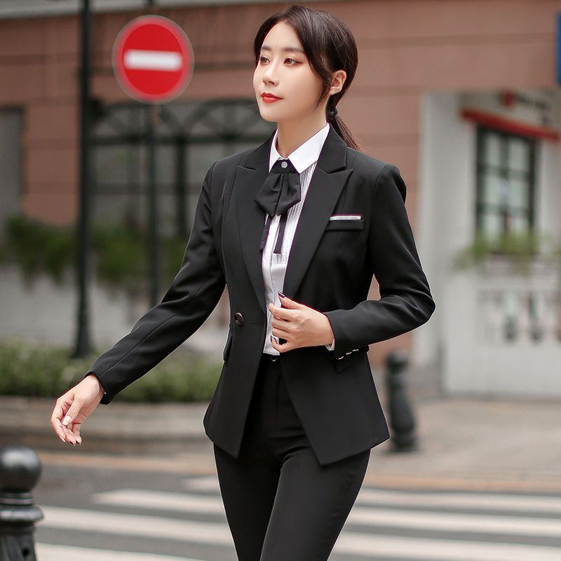 职业装女装套装2020秋冬新款西装女士正装酒店工装