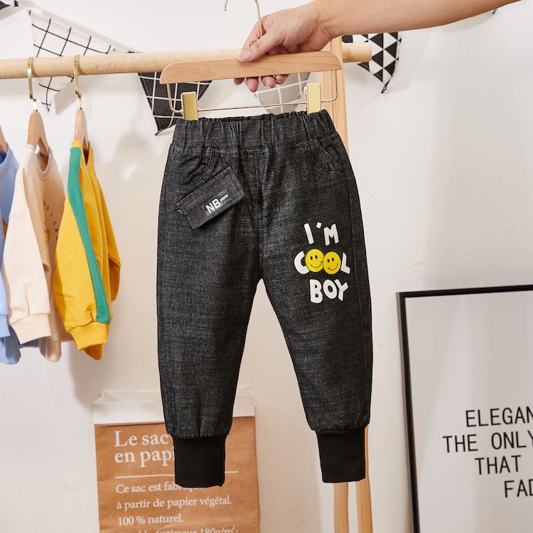 Spring and autumn children's Pants Boys' jeans children's wear boys' clothes baby 2020 new fashion pants