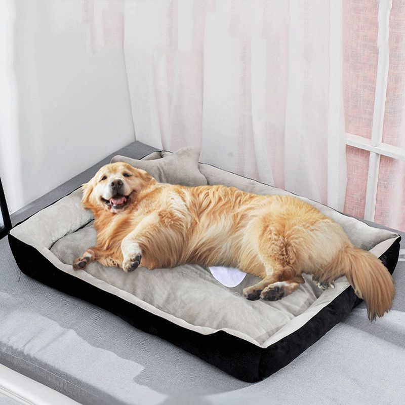 Dog's nest warm four seasons general dog bed cat's nest pet mat Teddy medium and small thickened villa large dog