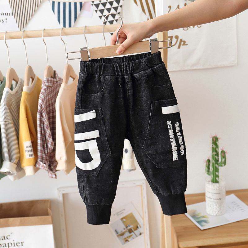Spring and autumn children's Pants Boys' jeans children's wear boys' clothes baby 2020 new fashion pants