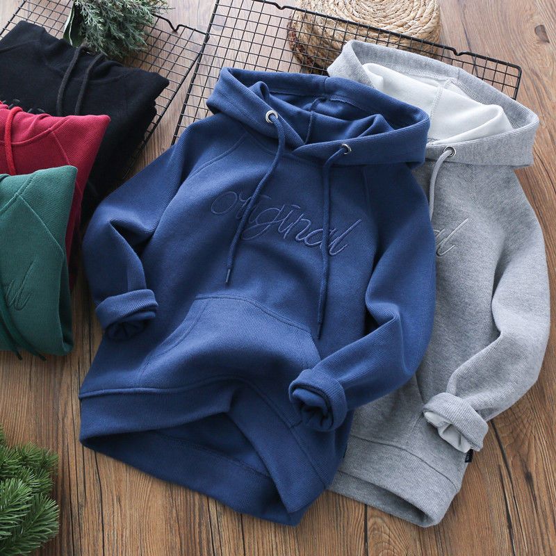 Boys wear Hoodie Boys' Hoodie middle and large children's spring and autumn fashion Pullover children's Long Sleeve T-Shirt Top