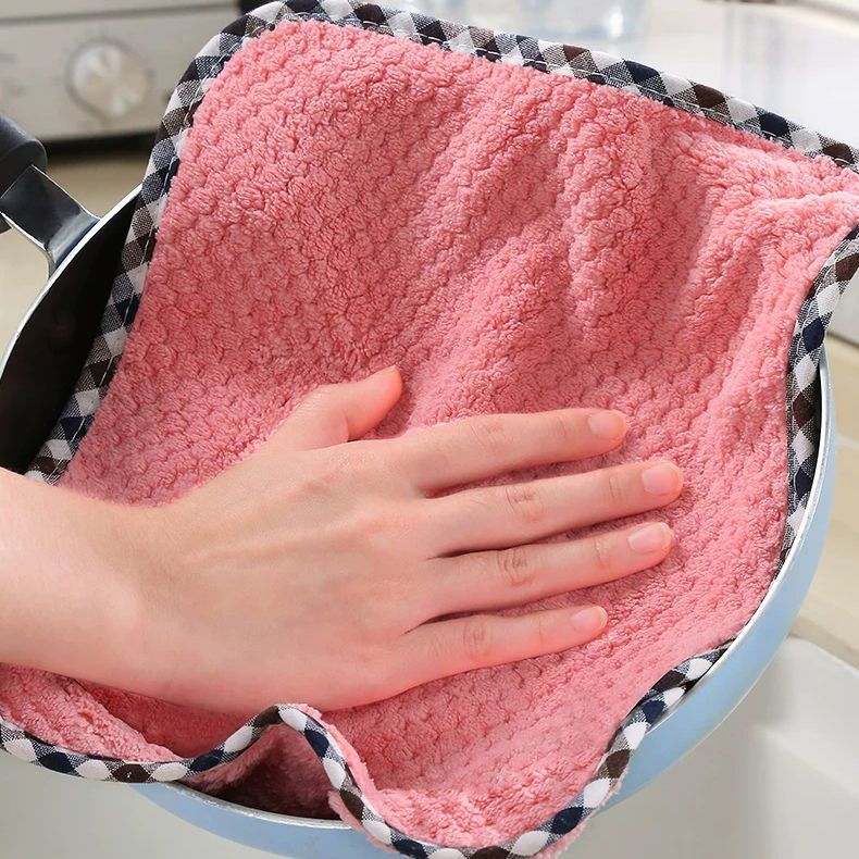 洗碗布不沾油厨房专用抹布擦桌纯棉吸水多功能百洁布不沾油不掉毛