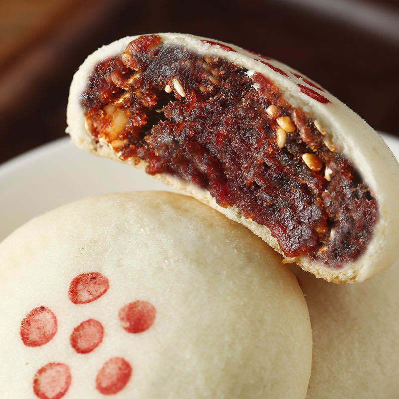 无蔗糖枣泥核桃芝麻贵妃饼苏式酥皮月饼糕点心无糖精中老年人零食