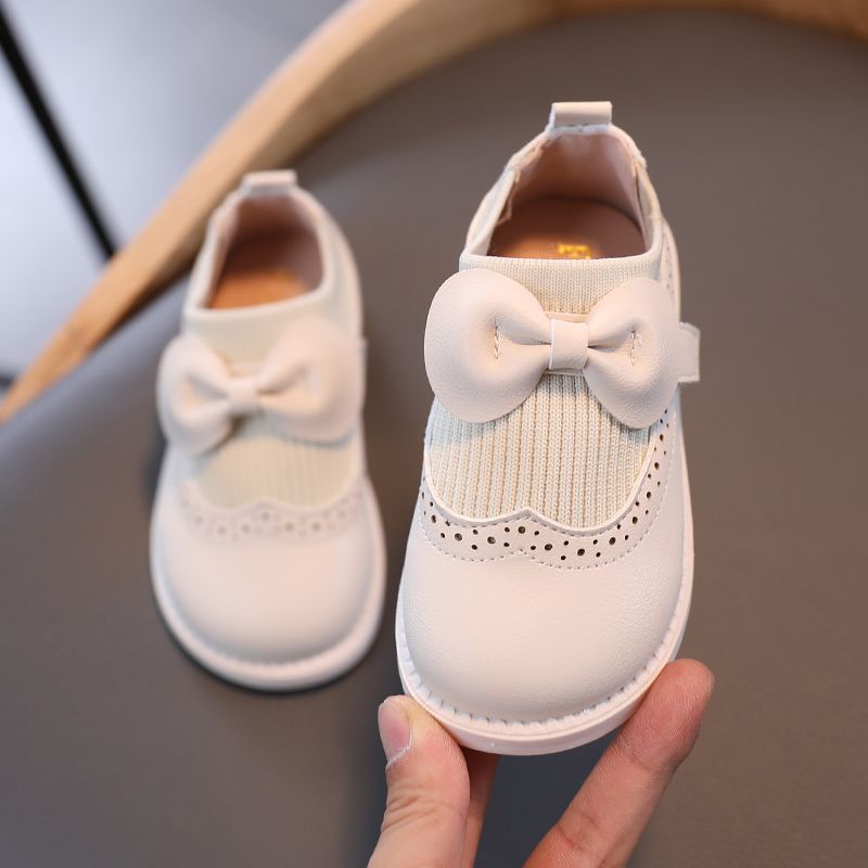 Girls' single shoes spring and autumn new baby shoes children's 1-3 and a half years old 5 Princess leather shoes soft sole antiskid children's shoes women's autumn