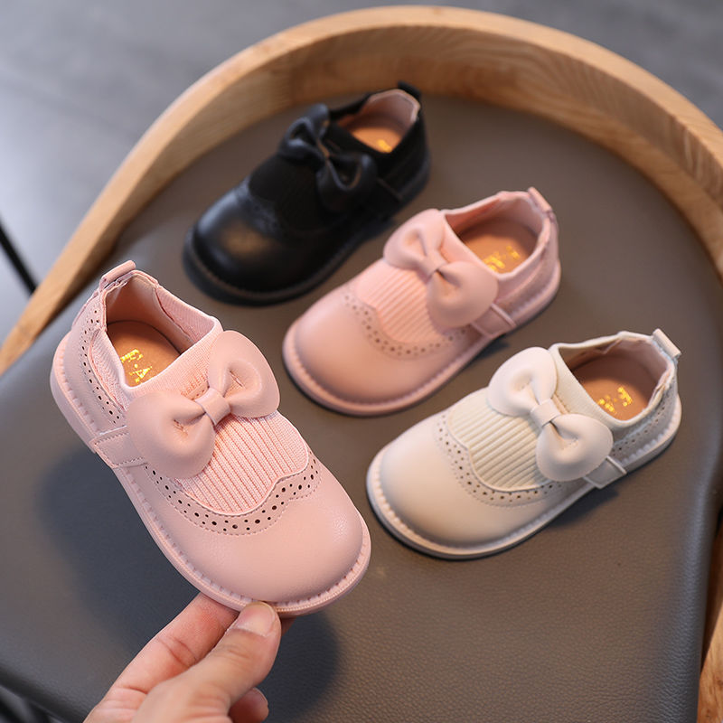 Girls' single shoes spring and autumn new baby shoes children's 1-3 and a half years old 5 Princess leather shoes soft sole antiskid children's shoes women's autumn