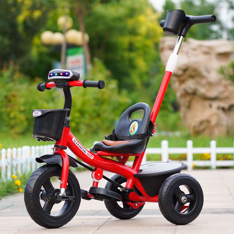 正品儿童三轮车脚踏车自行车1-5岁小孩宝宝手推车3男孩女孩玩具车
