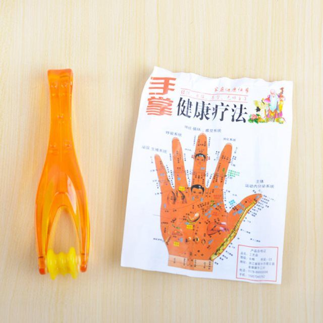手指按摩器多功能滚轮式手关节按摩瘦手指缓解手酸鼠标手掌穴位图