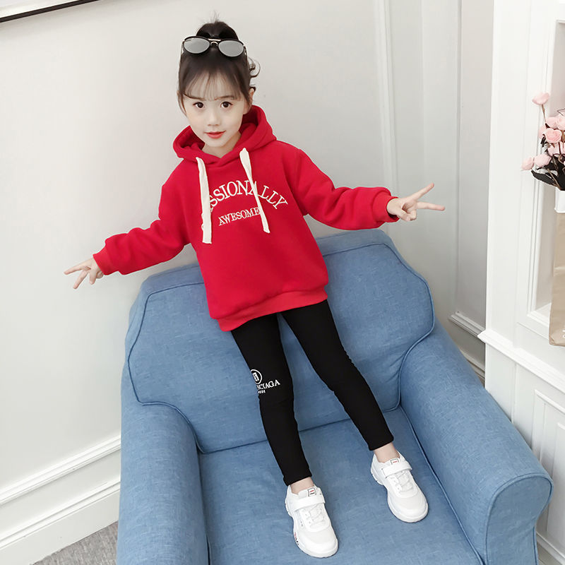 New Korean version of children's sweater with cotton and cashmere