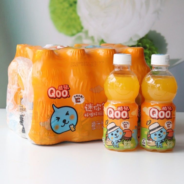 可口可乐美汁源酷儿300ml瓶装迷你小瓶装橙汁果味维c饮料多规格