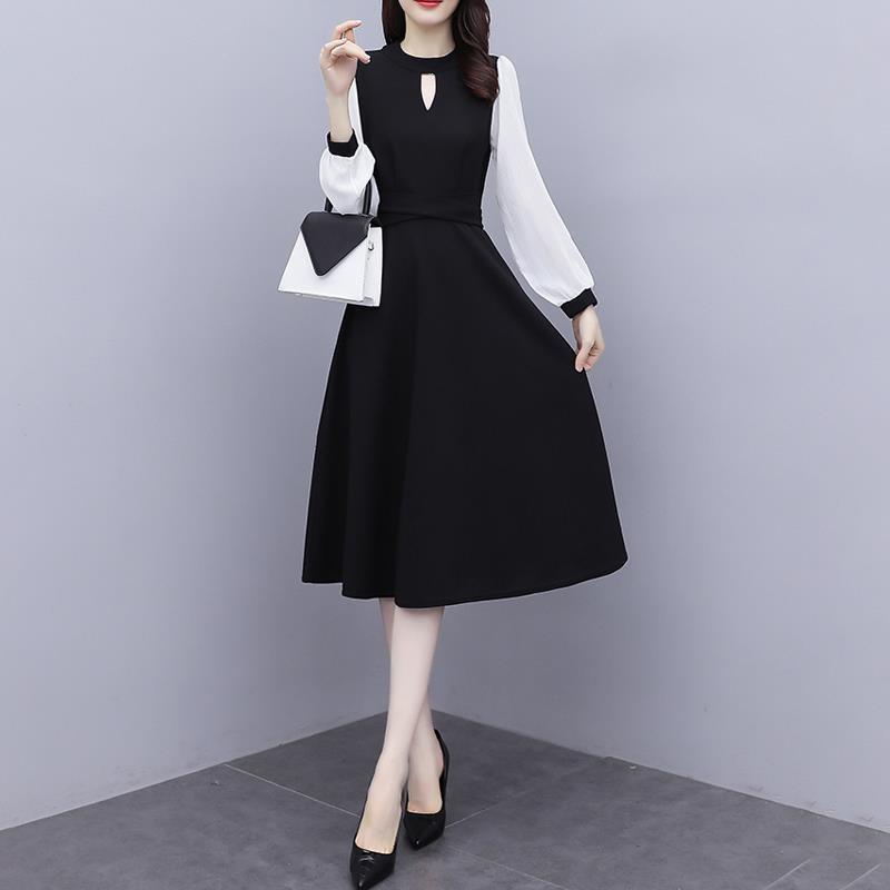 輕奢連衣裙2022新款春夏時尚氣質收腰顯瘦裙子高級感名媛風女裝潮