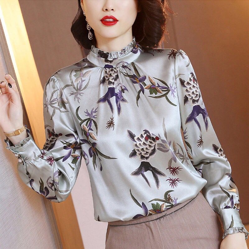 襯衫女長袖2023秋冬上衣韓版寬鬆衣服小衫遮肚上衣百搭打底衫大碼