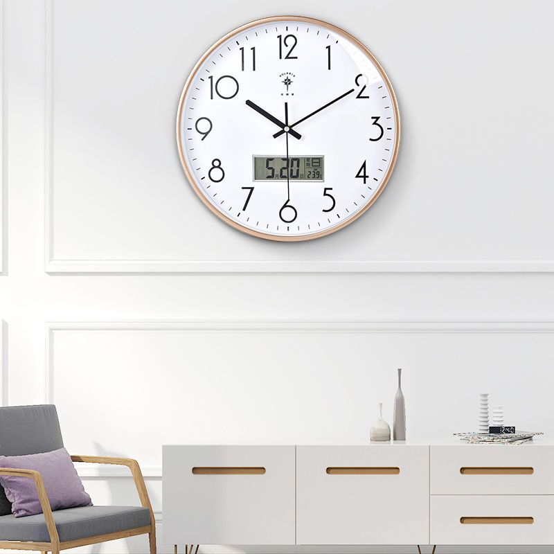 北极星挂钟客厅北欧钟表挂墙家用时钟现代简约大气挂表时尚石英钟