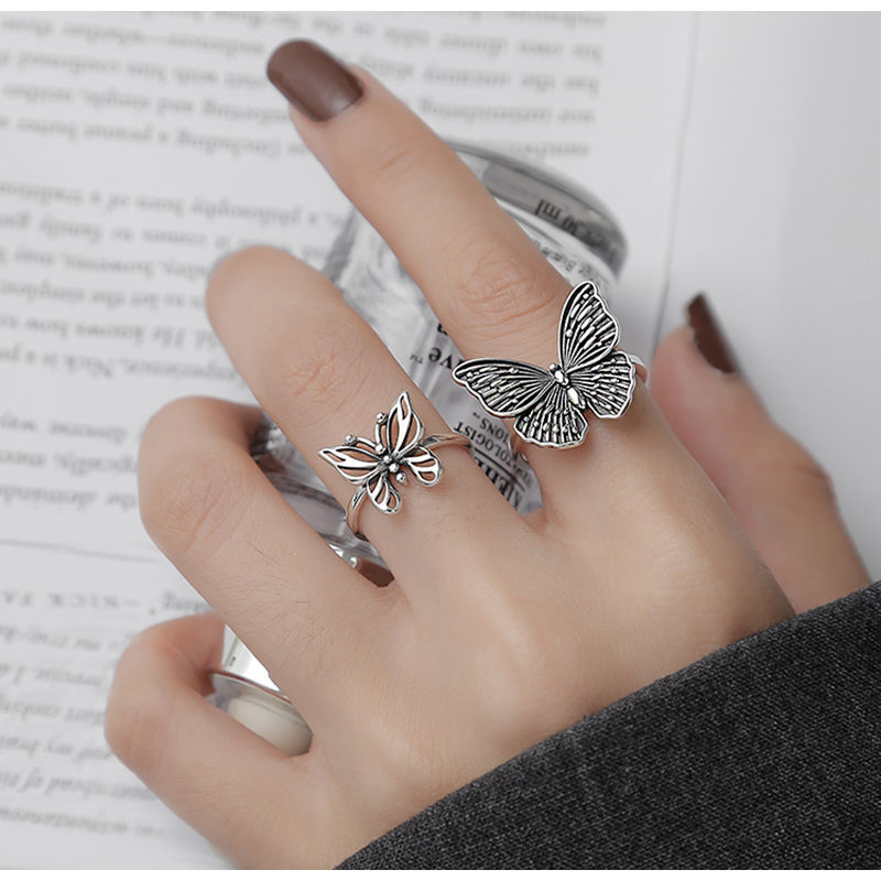 Hohler Schmetterling für Studentinnen im koreanischen Stil, einfach, niedlich, Persönlichkeit, Modering, beste Freundin, kleine Accessoires_voghion.com