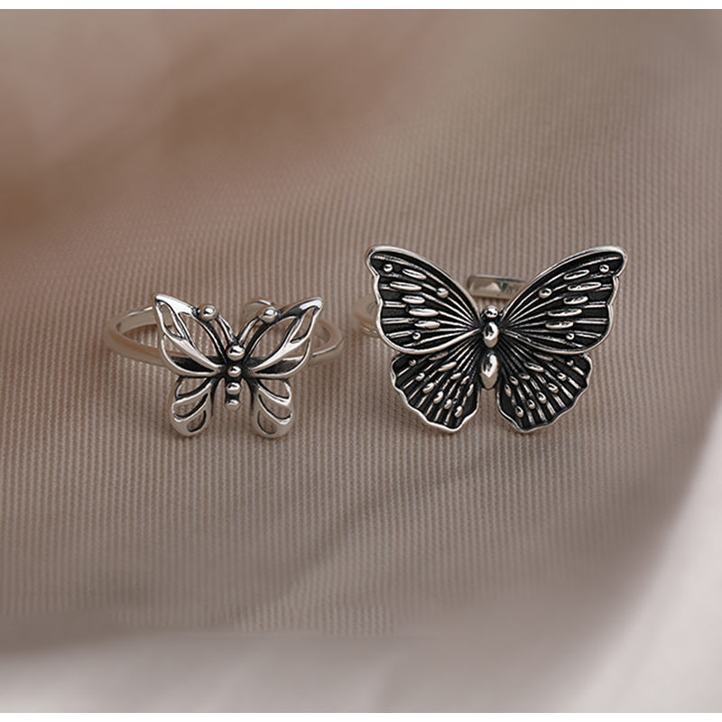 Hohler Schmetterling für Studentinnen im koreanischen Stil, einfach, niedlich, Persönlichkeit, Modering, beste Freundin, kleine Accessoires_voghion.com