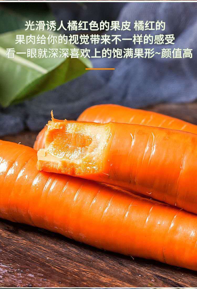 【超低价】新鲜胡萝卜沙土地新鲜蔬菜萝卜现挖农家自种水果红萝卜