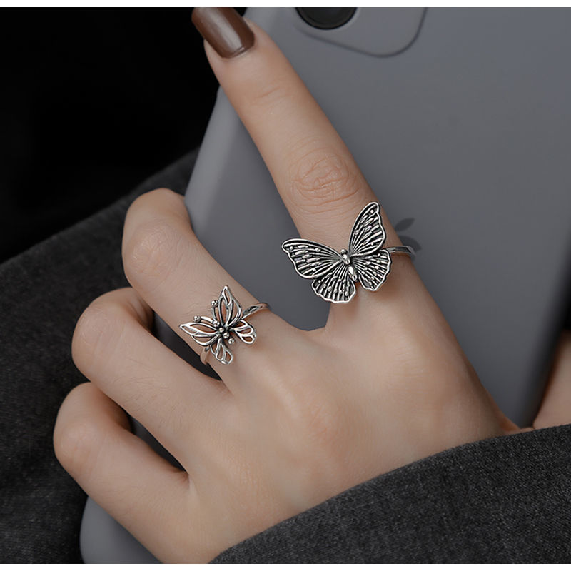 Hohler Schmetterling für Studentinnen im koreanischen Stil, einfach, niedlich, Persönlichkeit, Modering, beste Freundin, kleine Accessoires_voghion.com