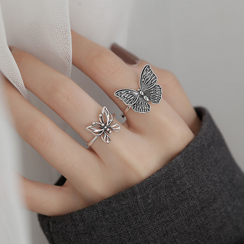 Hohler Schmetterling für Studentinnen im koreanischen Stil, einfach, niedlich, Persönlichkeit, Modering, beste Freundin, kleine Accessoires_voghion.com