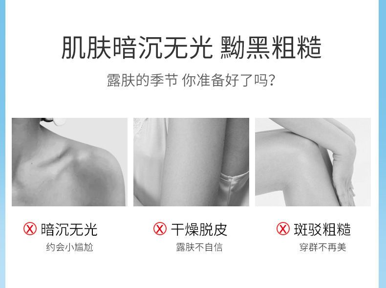 德德维芙烟酰胺维c身体乳美白保湿学生女香体乳持久润肤乳去鸡皮