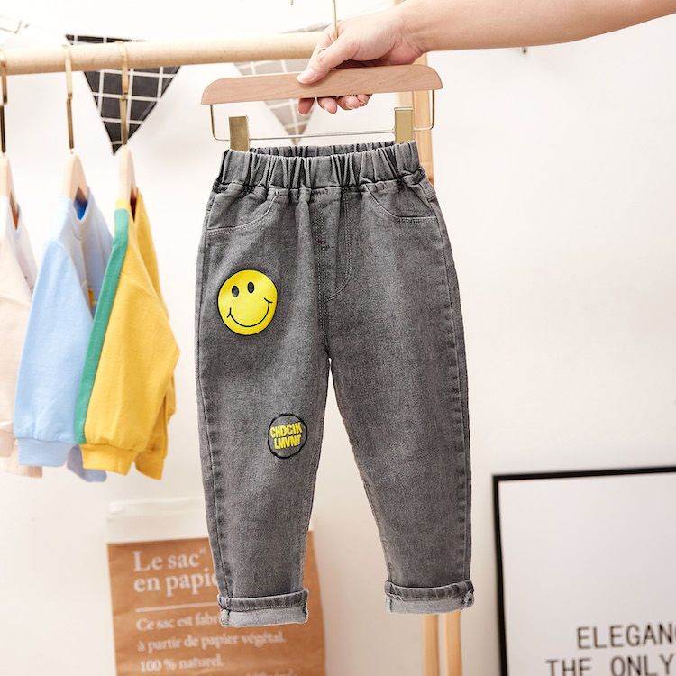 Spring and autumn children's jeans boys' Pants Boys' trousers girls' casual pants children's trousers 2020 NEW