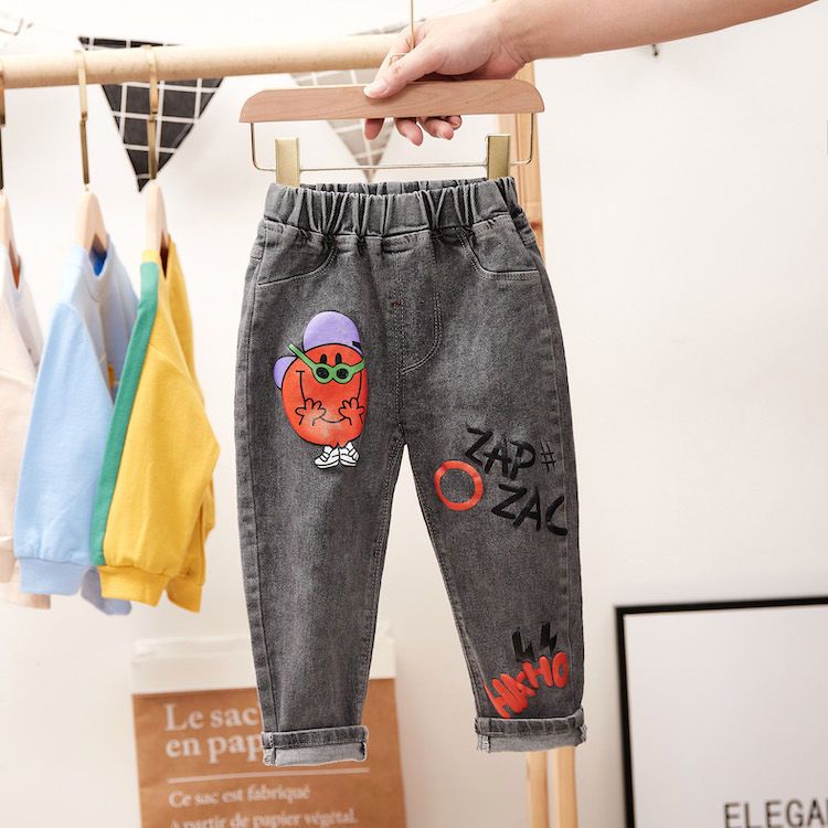 Spring and autumn children's jeans boys' Pants Boys' trousers girls' casual pants children's trousers 2020 NEW