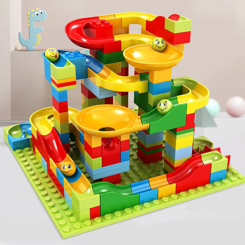 Compatible Lego building blocks small particles children's assembly slide assembly toys puzzle 4 boys and girls 3-6 years old wholesale