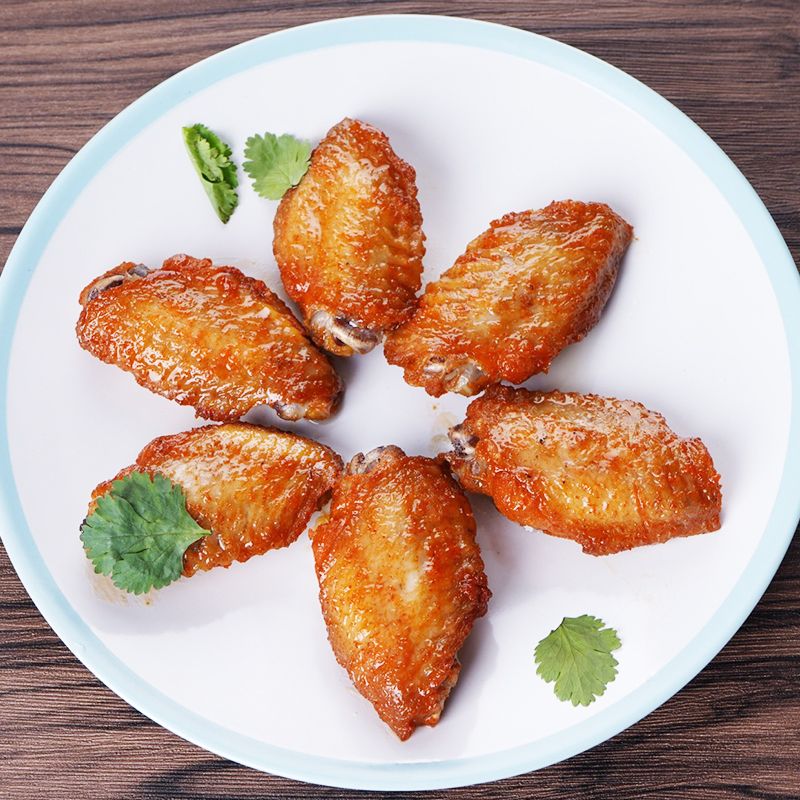 【顺丰包邮】kfc同款奥尔良鸡翅中烤对翅新鲜冷冻调理半成品批发