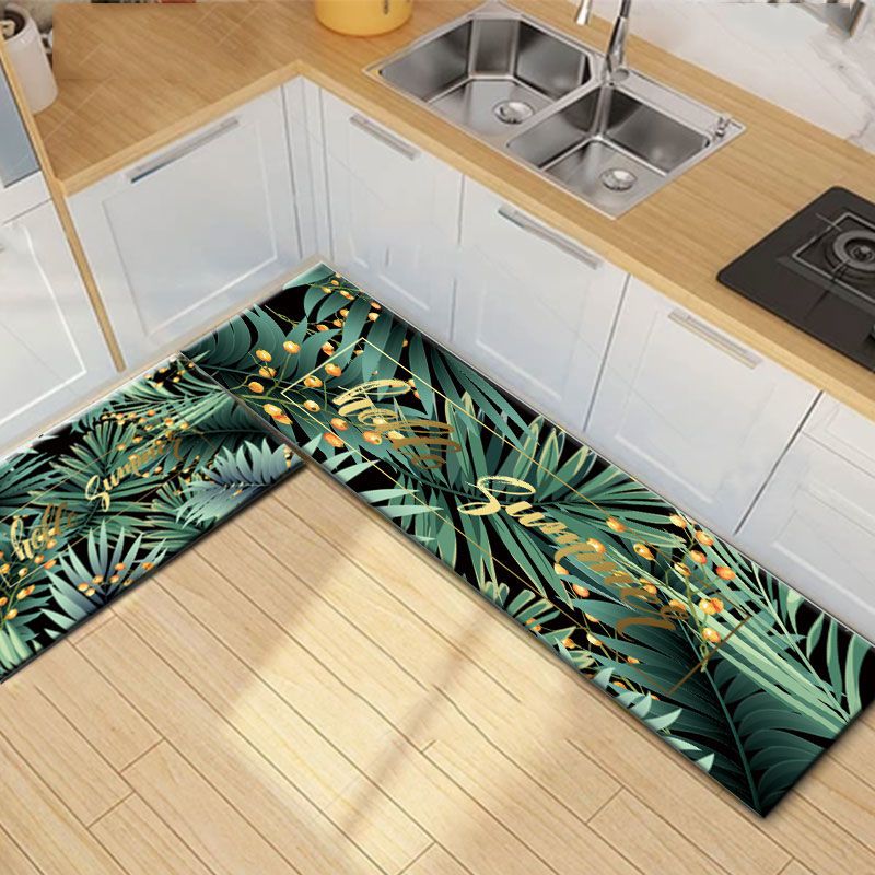 厨房地垫床边垫吸水吸油防滑垫浴室卫生间脚垫长条门垫剪裁可定制