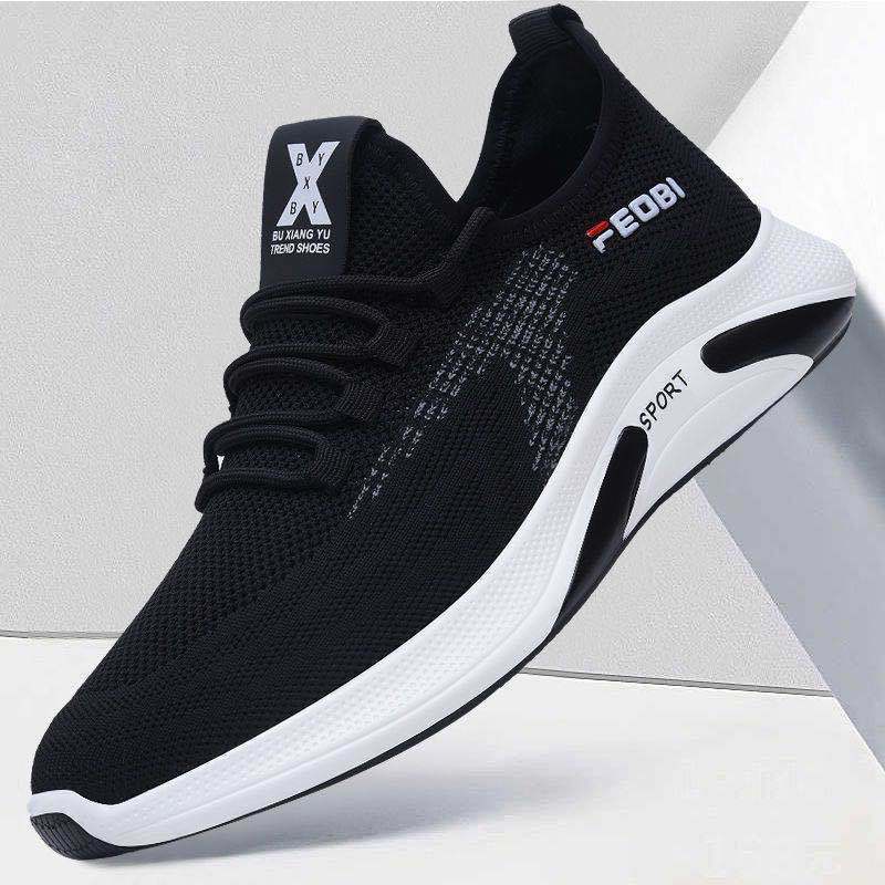 2020 new men's shoes casual Korean autumn breathable sports running shoes cloth shoes dad shoes men's fashion shoes
