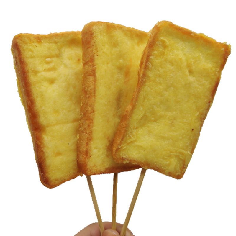 清真奶香烧烤半成品面包片串三明治串油炸脆皮面包片