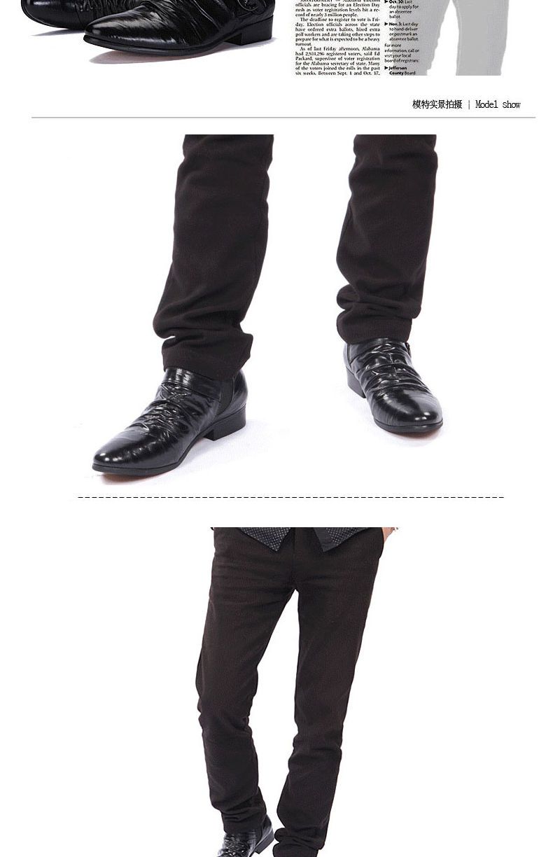 Neue Mode-Business Kleid Männer Echtes Leder Füße Abdeckung Koreanische Version Schnalle Friseur Schuhe Britischen Spitz_voghion.com