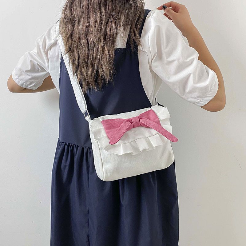 Borsa a tracolla piccola da donna 2020 New INS Canvas Student Versatile Girl Fresh Cartoon_voghion.com